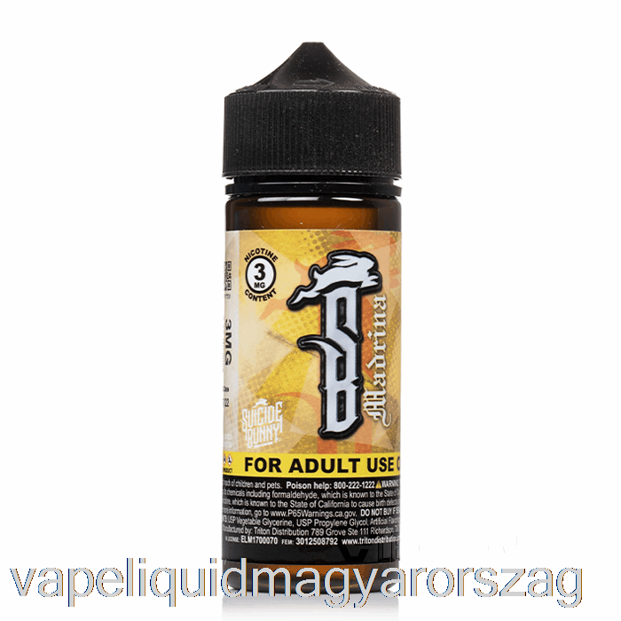 Madrina - öngyilkos Nyuszi - 120ml 0mg Vape E Cigi